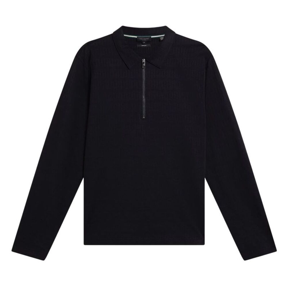 Ted Baker Mens Half Zip Casual Cardigan / Navy